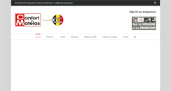 Desktop Screenshot of confortdumatelas.be