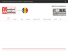 Tablet Screenshot of confortdumatelas.be